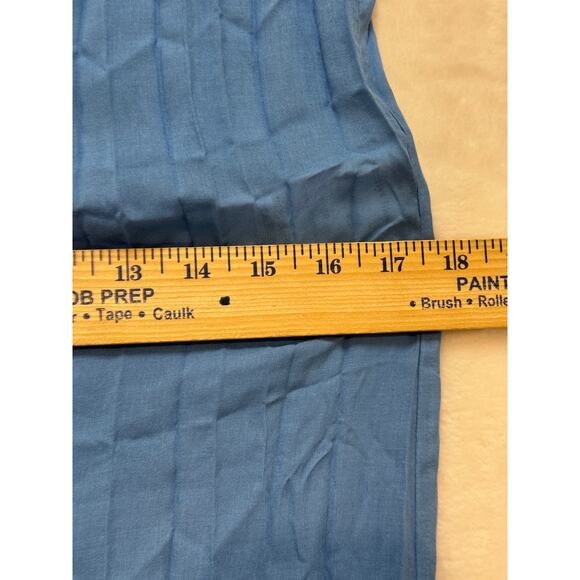 See By Chloe Floral Print Silk Caftan Dress Sz 38 6 Blue Dream Cottagecore Boho - Picture 14 of 16